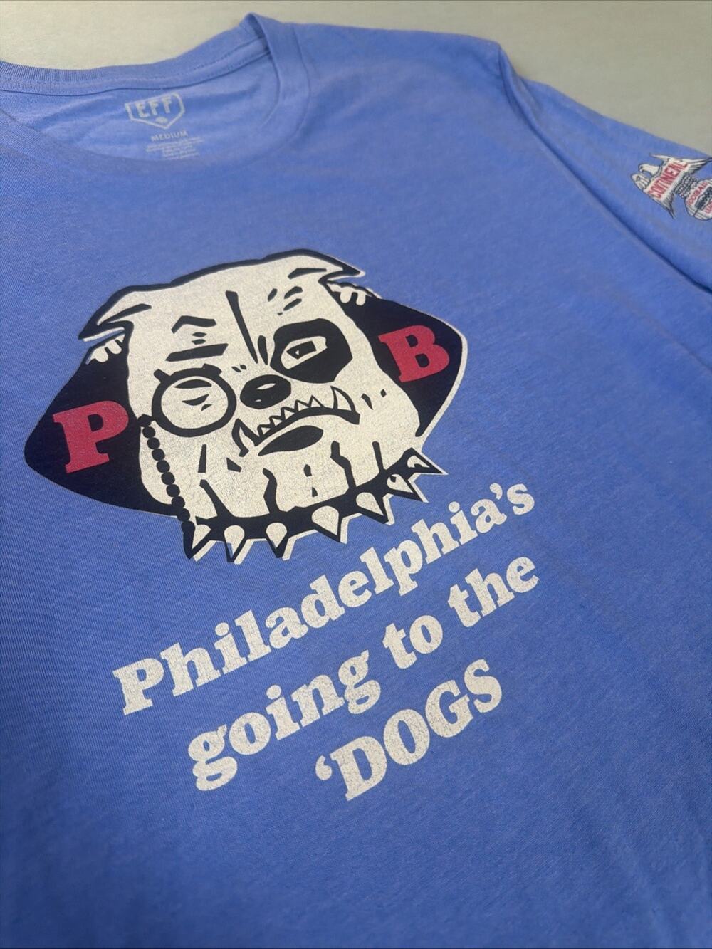 Ebbets Field Flannels Philadelphia Bulldogs T Shirt M NWT Continental Football